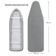 Ironing Board Cover Scorch Resistant, Cotton Cloth Ironing Cover with Padding Heat Reflective Heavy Duty Pad 140x50cm