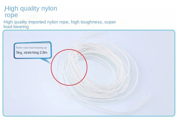 Corde à linge acier inoxydable – rétractable murale