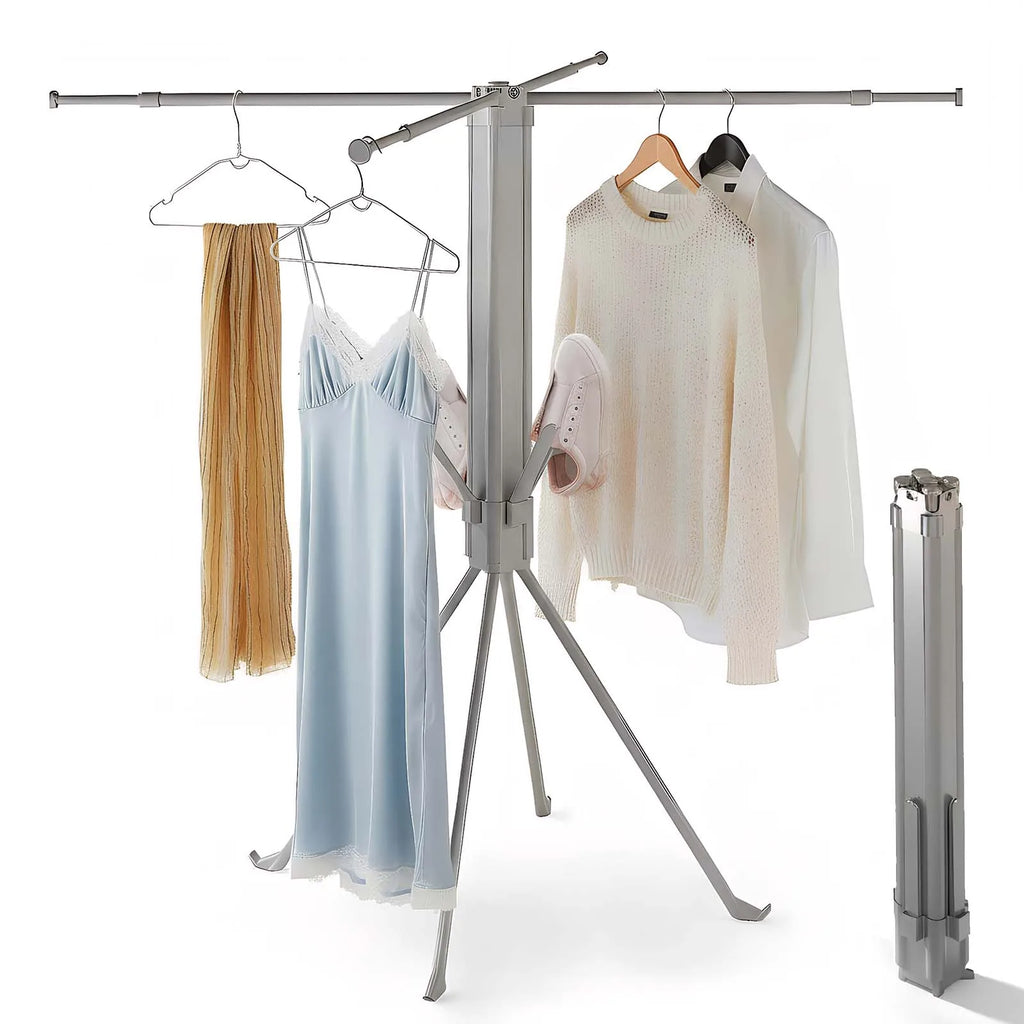 Séchoir parapluie télescopique – sur pied portable