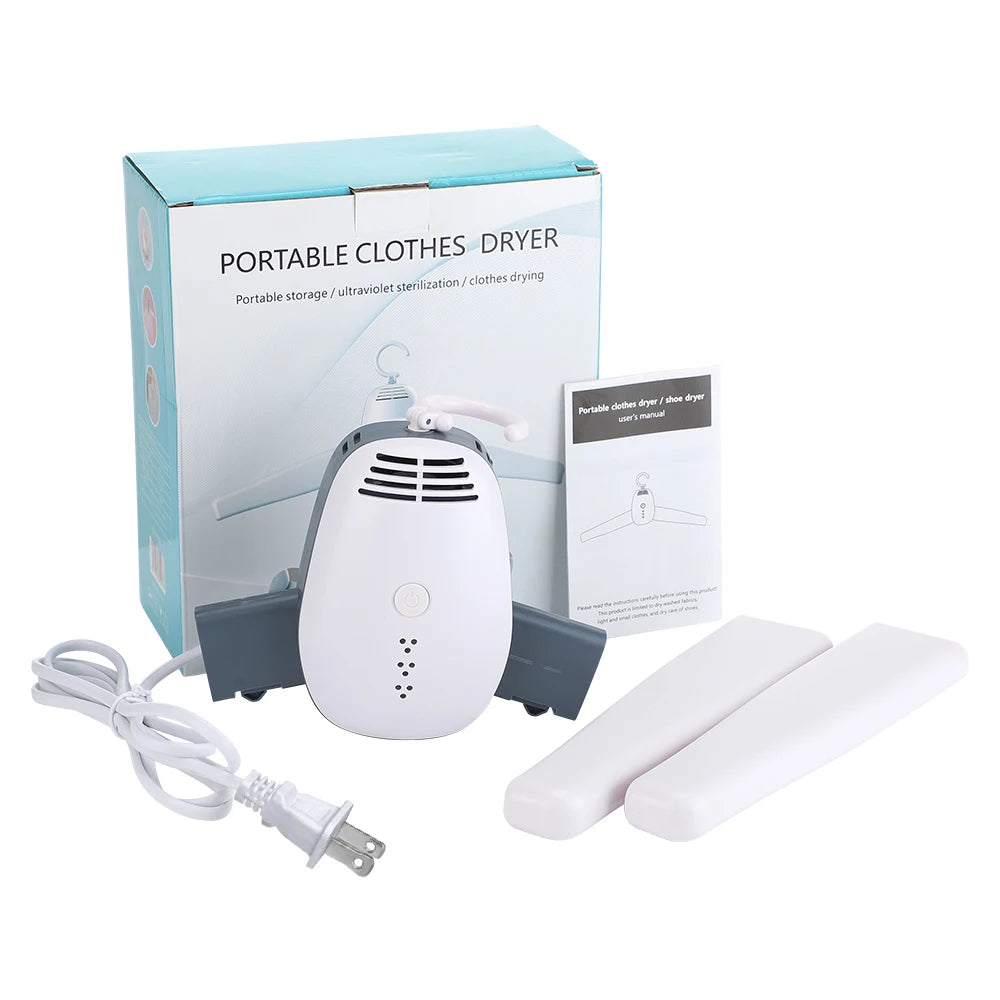 Étendoir chauffant suspendu UV - cintre 150W démontable voyage