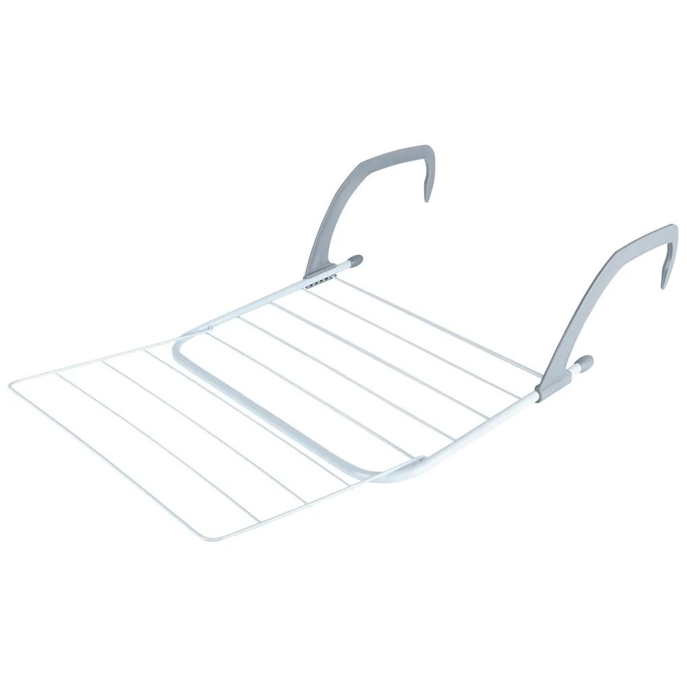 Étendoir radiateur double aile blanc 55 cm