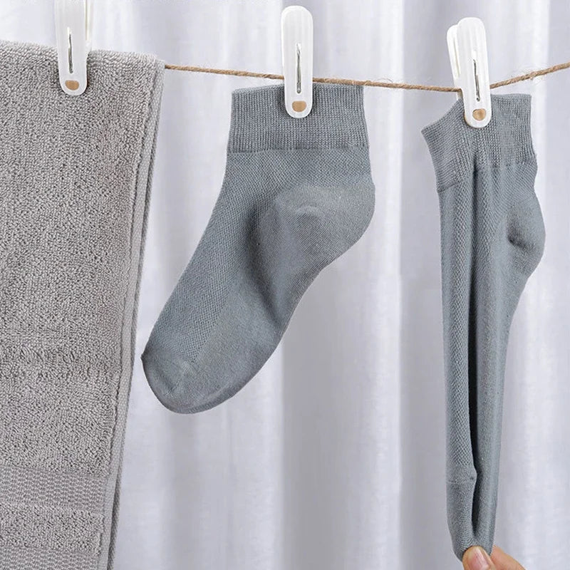 Pinces à linge plastique anti-marque — lot de 12