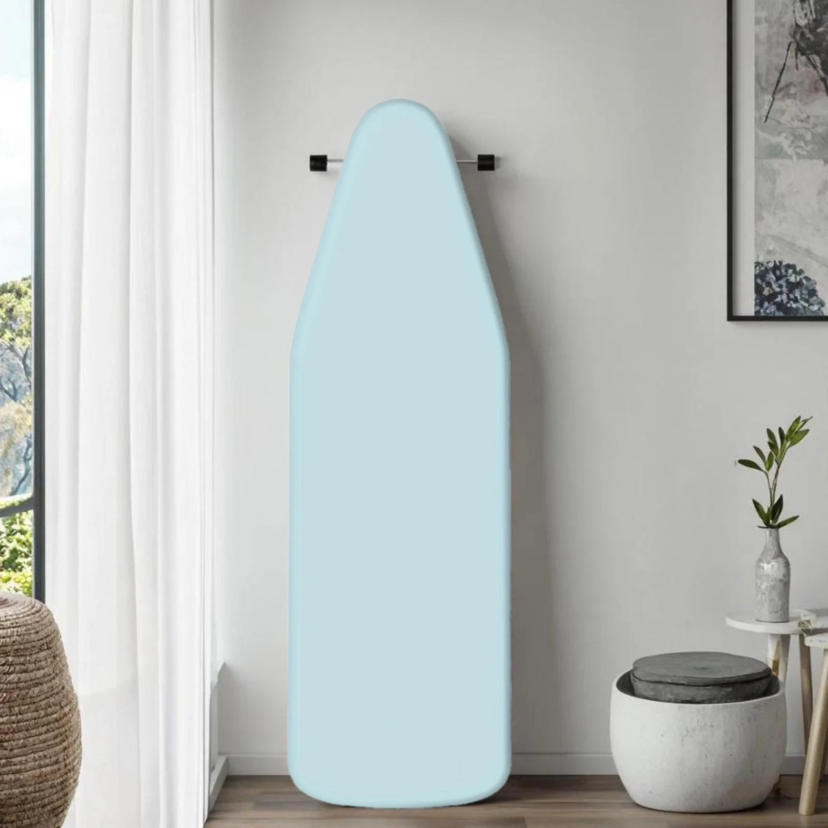 120x40 Ironing Board Cover, Heavy Duty Ironing Pad Covers With Hook And Loop Fastener Strap, Elastic Edges Easy Install