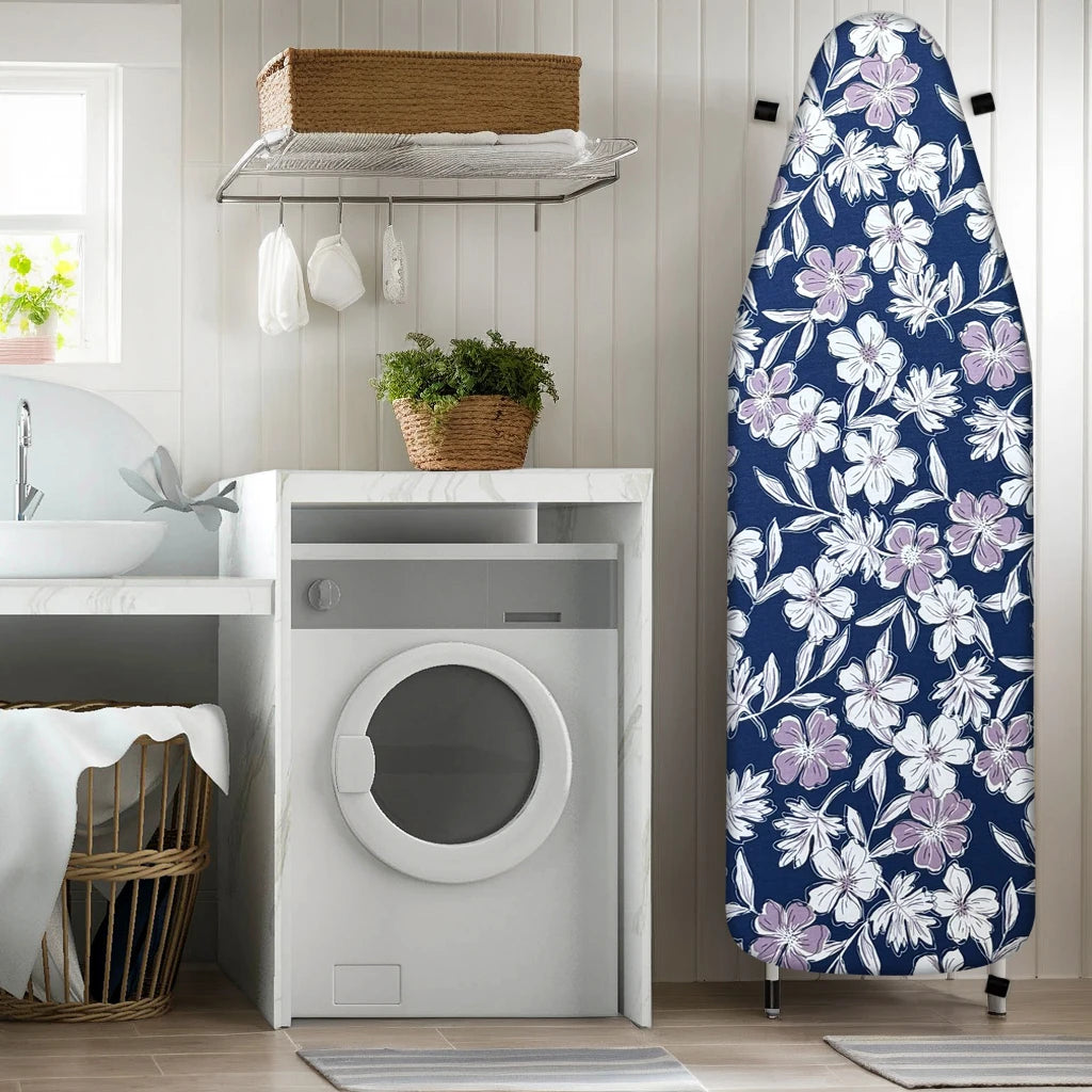 120x40,130x50,140x50 Ironing Board Cover Full Size Scorch Padding Cover,Heavy-Duty Thick Polyester Fabric,Laundry Room Accessory