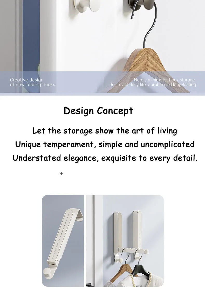 Étendoir porte télescopique aluminium réglage crochet arrière