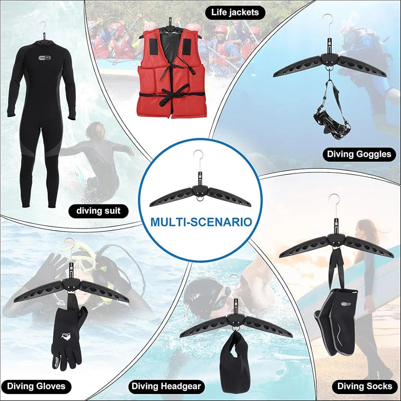 Cintres combinaison néoprène plongée surf – séchage vêtements mouillés
