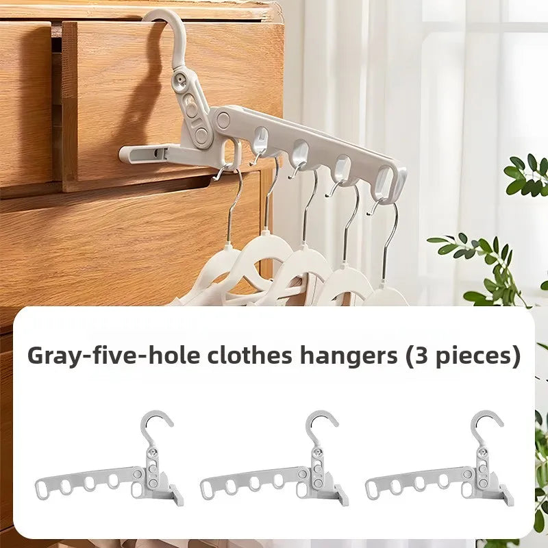 Petit étendoir à linge cintre pliable 5 niveaux gain de place