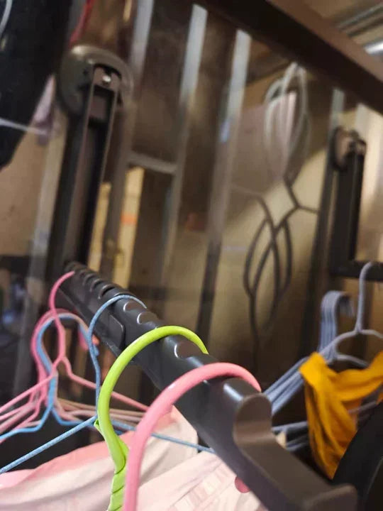 Étendoir à linge mural ventouse pliable - télescopique