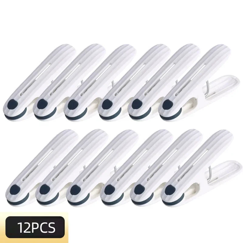 Pinces à linge plastique anti-marque — lot de 12
