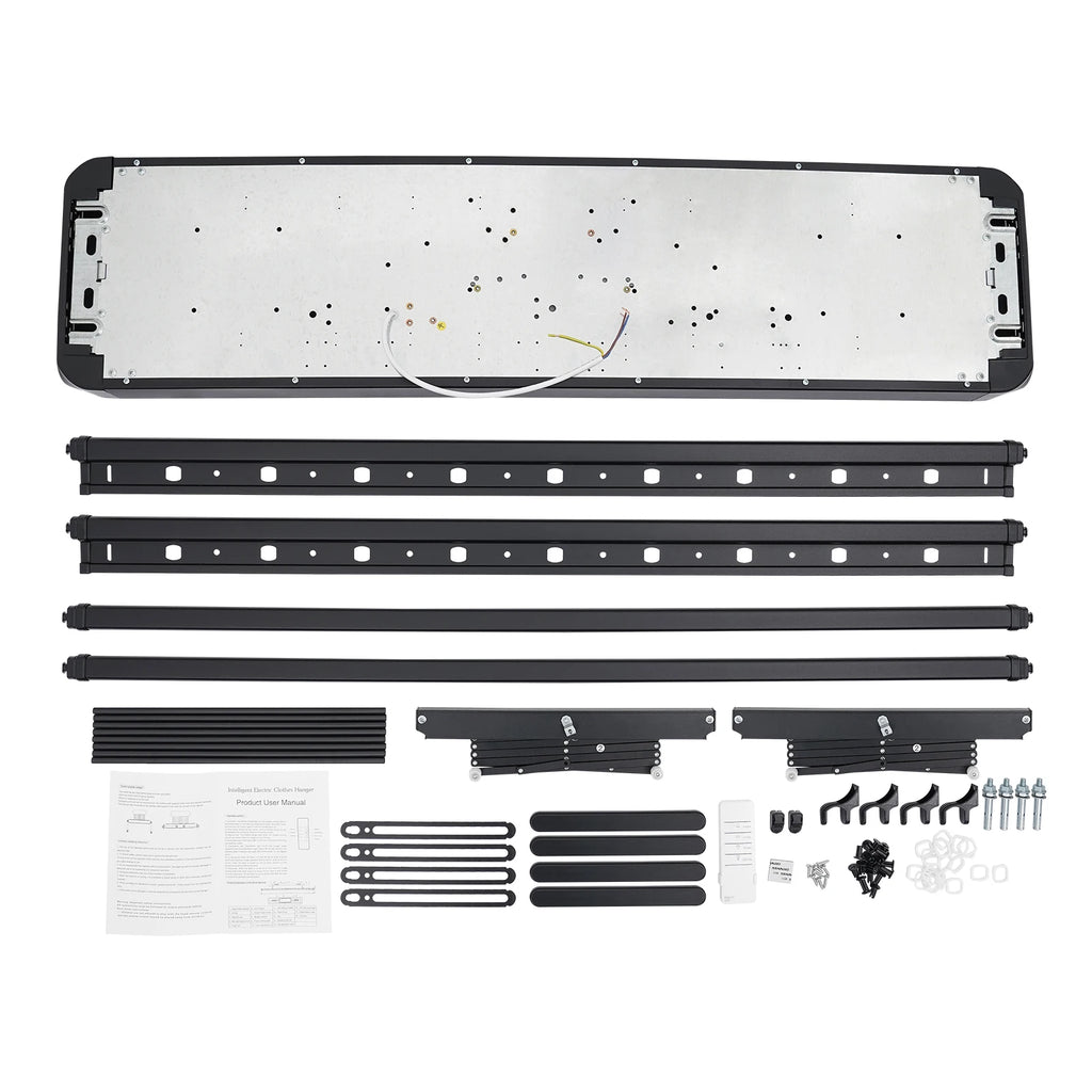 Étendoir plafond motorisé LED – descente télécommandé