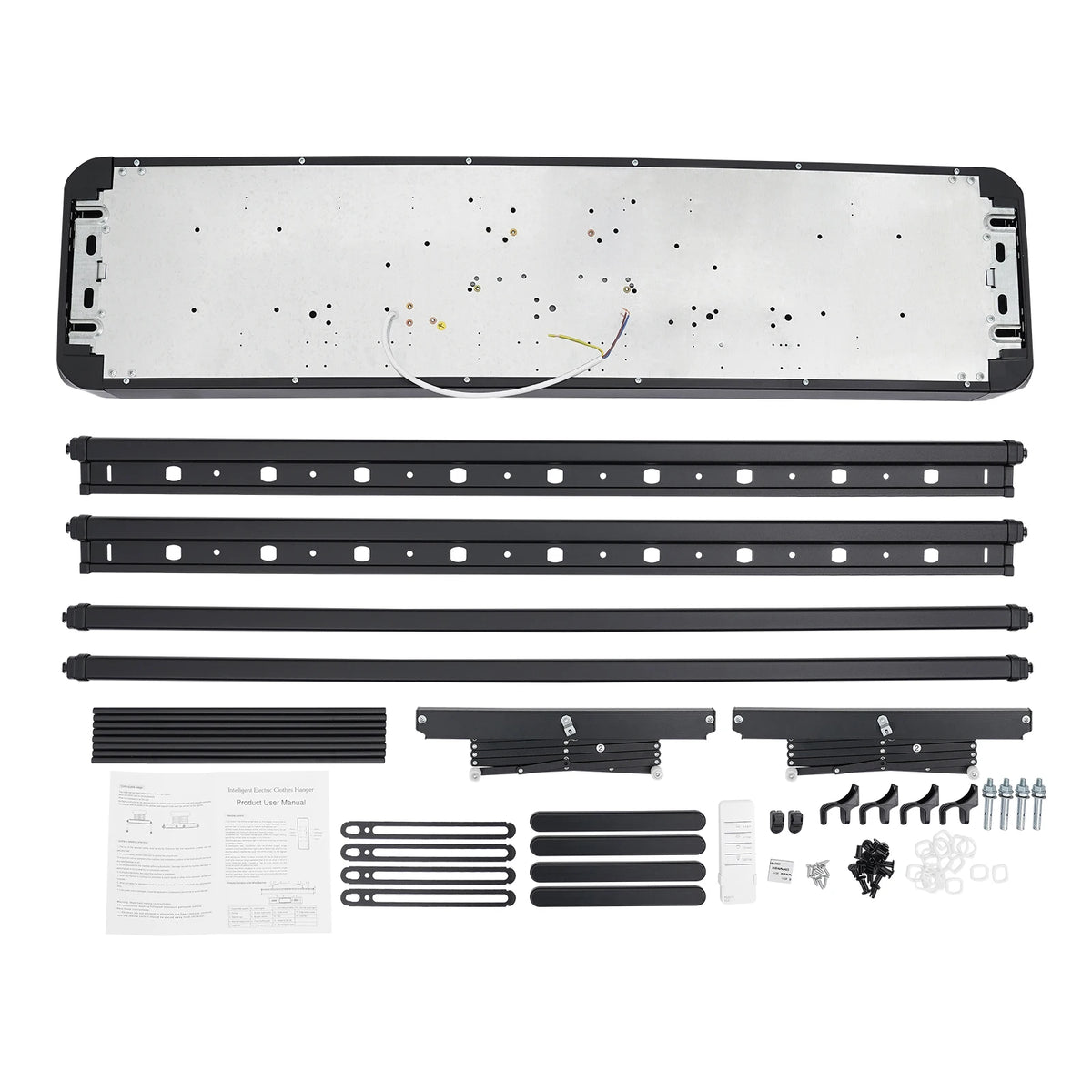 Étendoir plafond motorisé LED – descente télécommandé