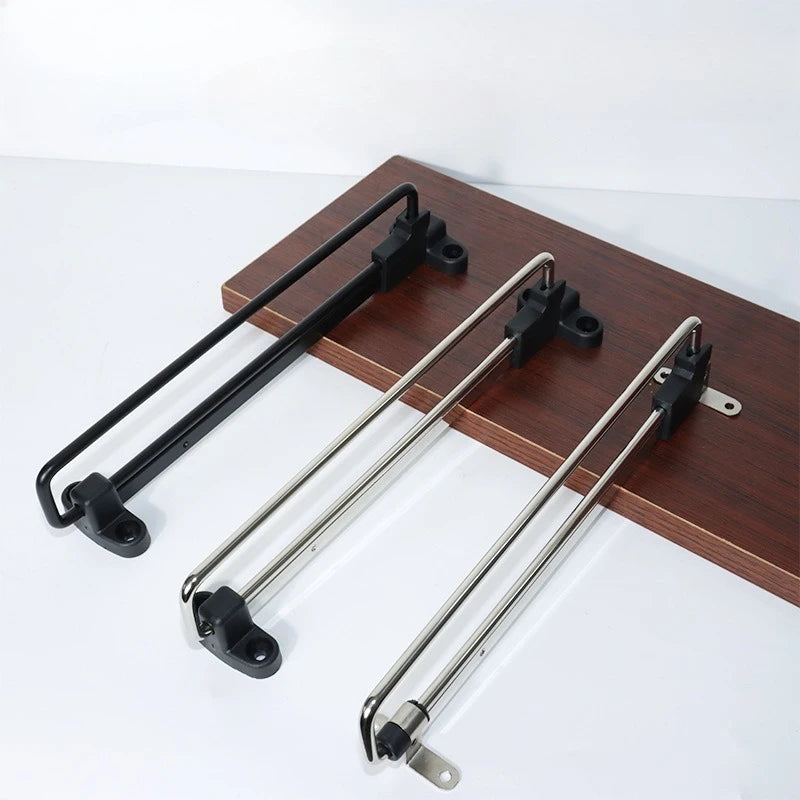 Cintres support coulissant réglable armoire – barre rétractable 25cm