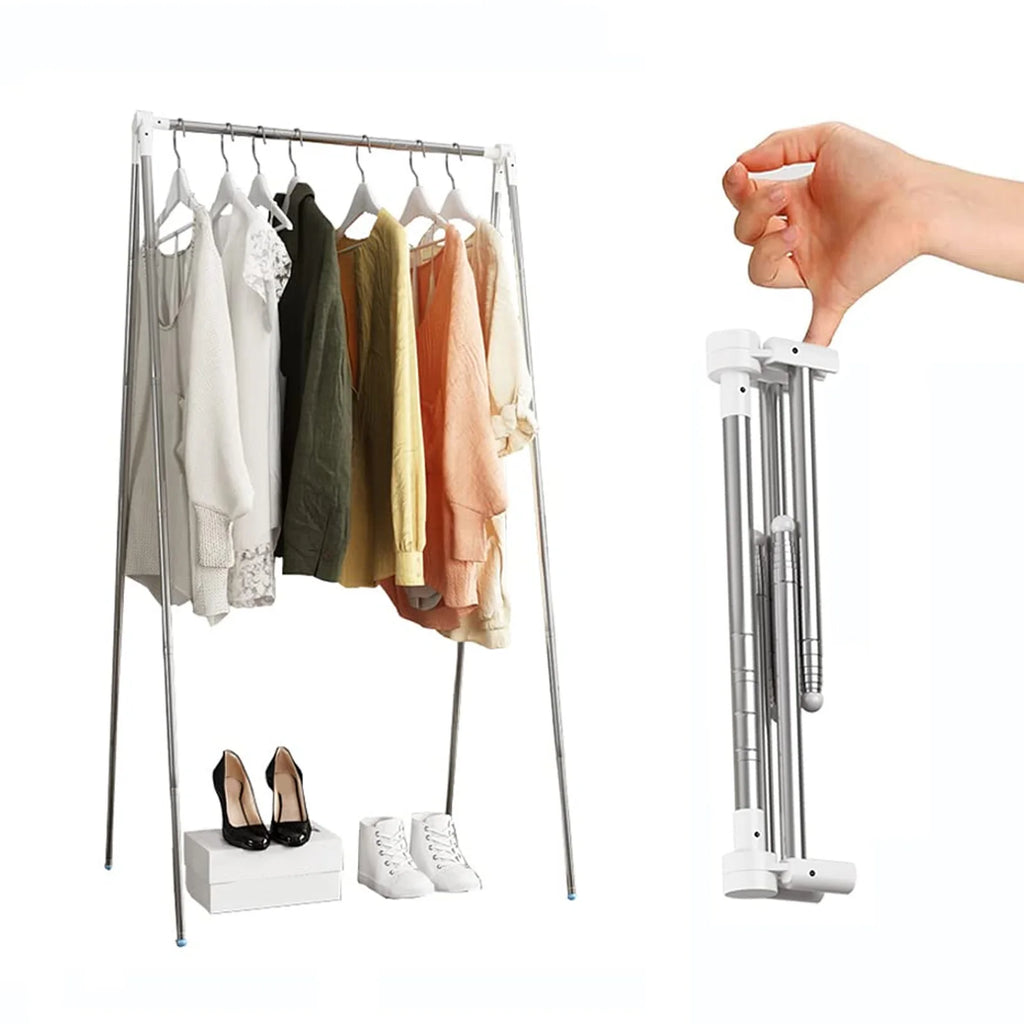 Petit étendoir à linge rétractable camping intérieur extérieur
