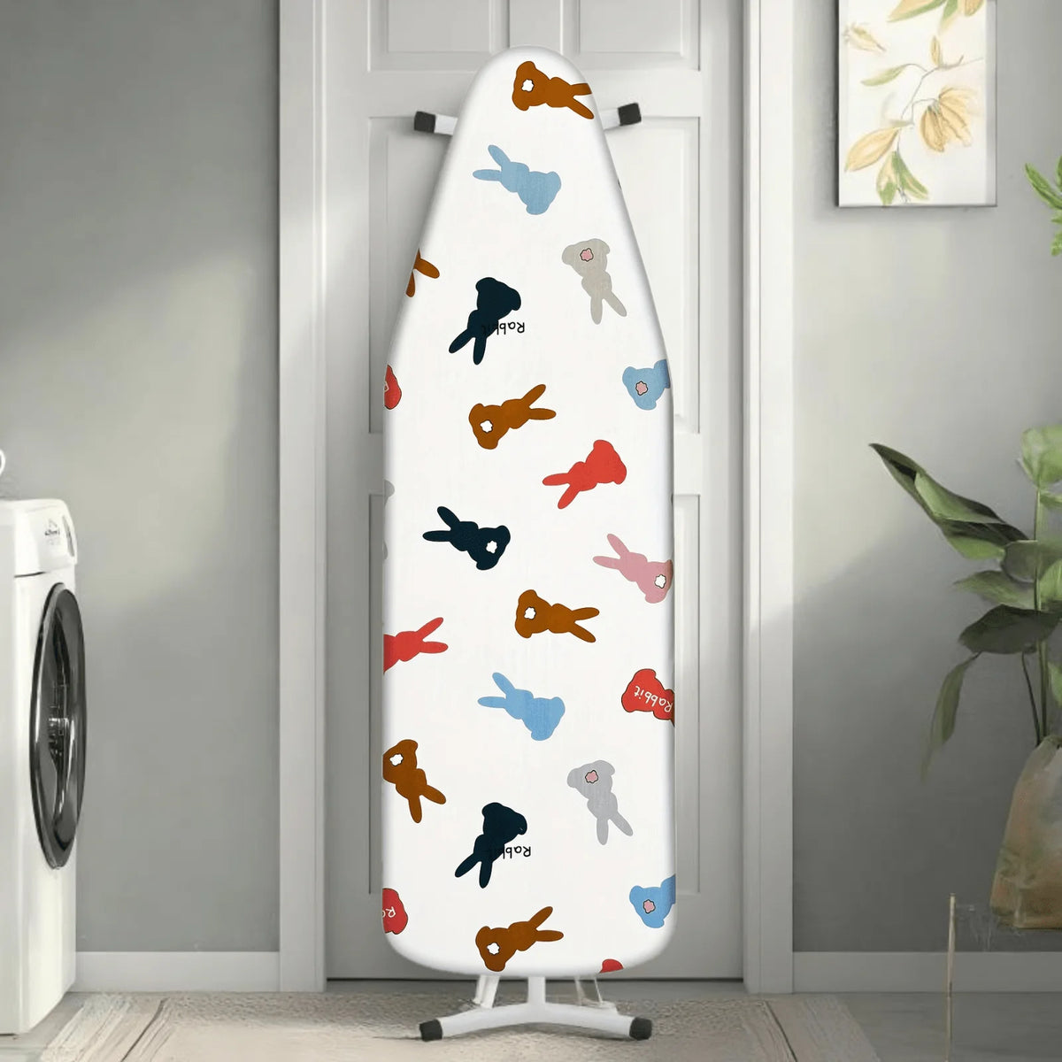 120x40 Ironing Board Cover, Heavy Duty Ironing Pad Covers With Hook And Loop Fastener Strap, Elastic Edges Easy Install