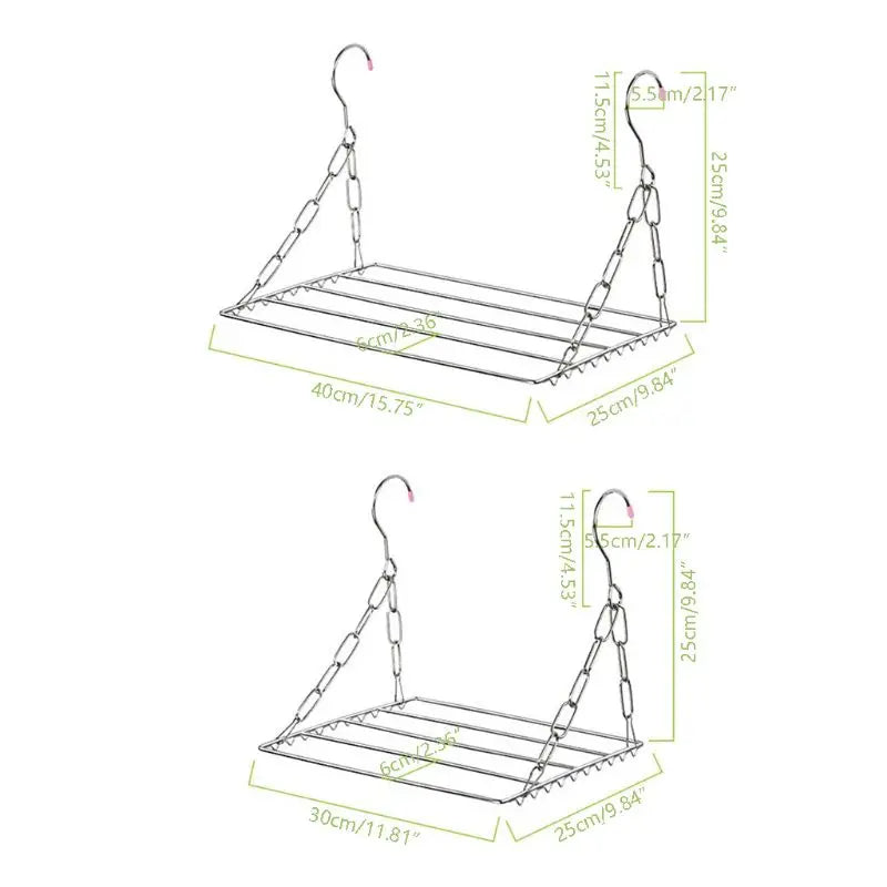 Étendoir balcon grille suspendue nox sous-vêtements serviettes