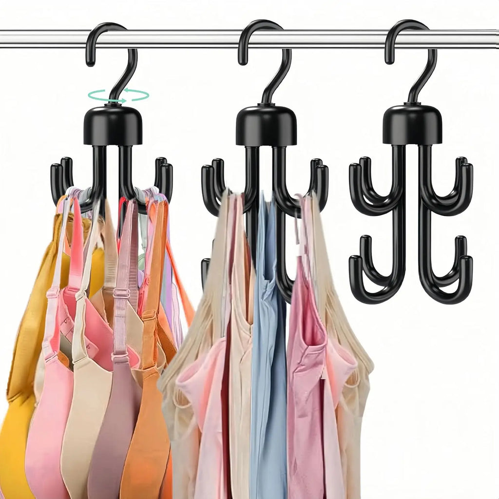 Cintres crochet rotatif multifonction – sacs et vêtements armoire