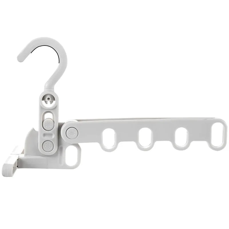 Petit étendoir à linge cintre pliable 5 niveaux gain de place