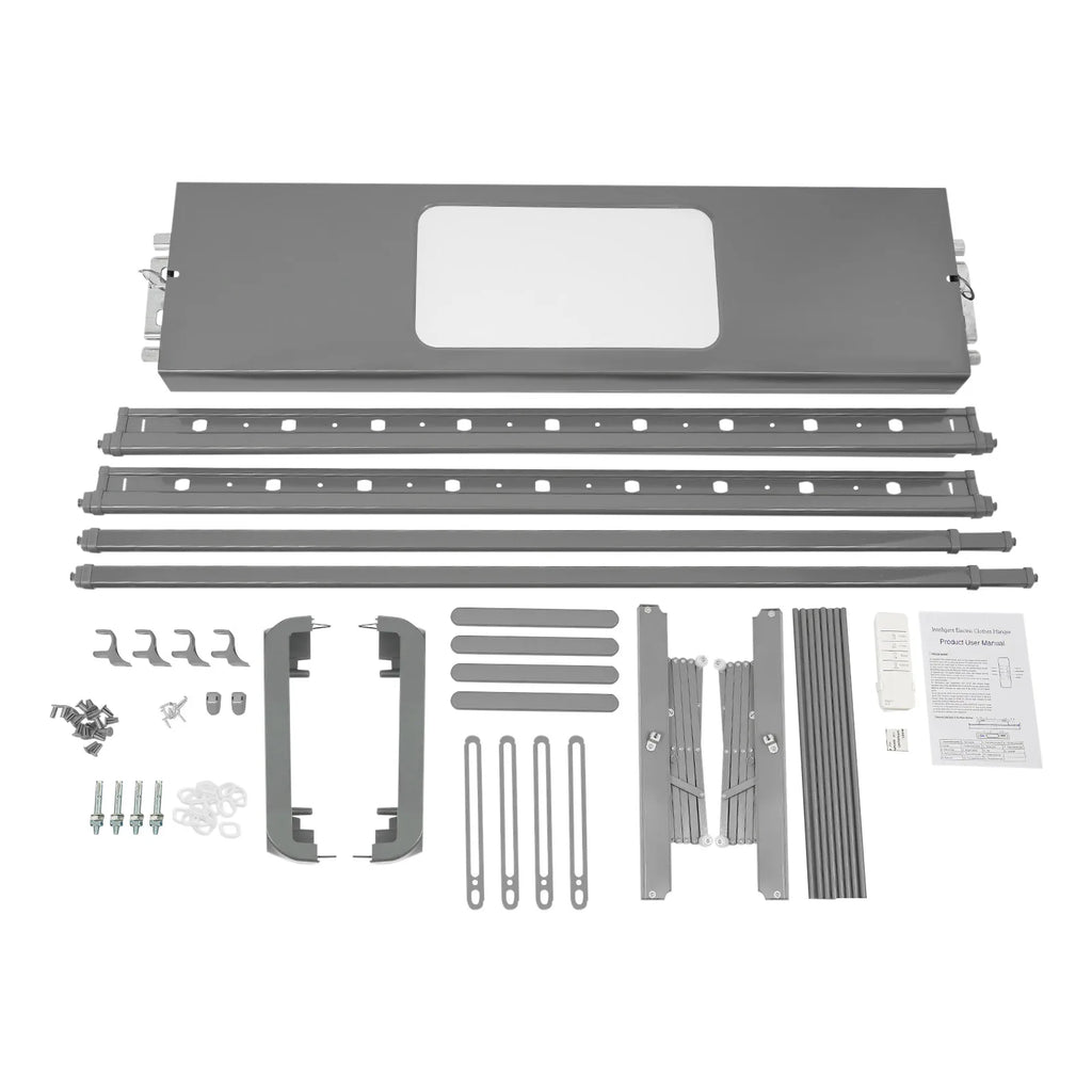 Étendoir plafond motorisé LED – descente télécommandé