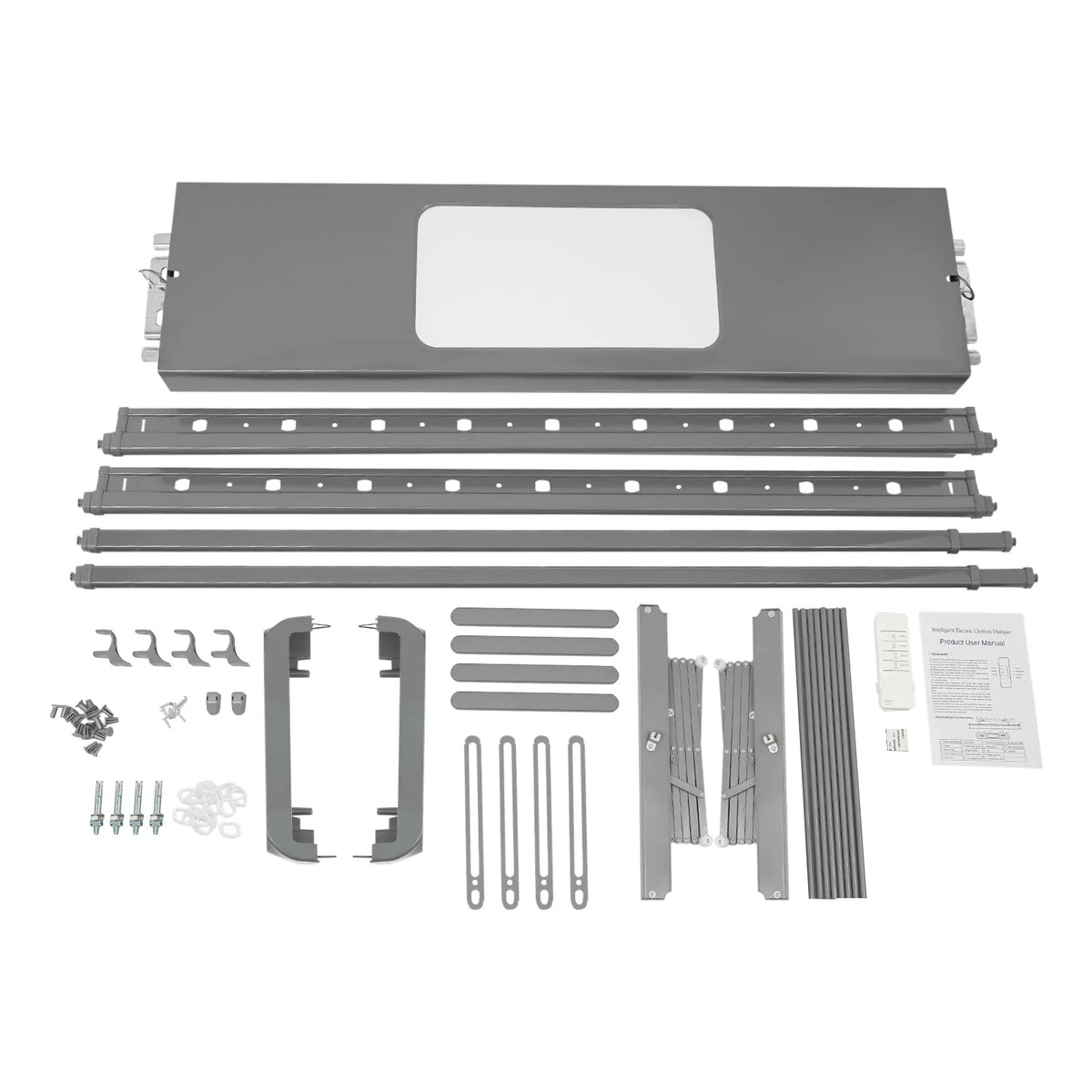 Étendoir plafond motorisé LED – descente télécommandé