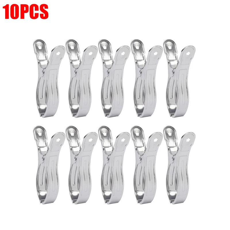 Pinces à linge inox grande taille — 5,5 cm, 9 cm ou 13 cm