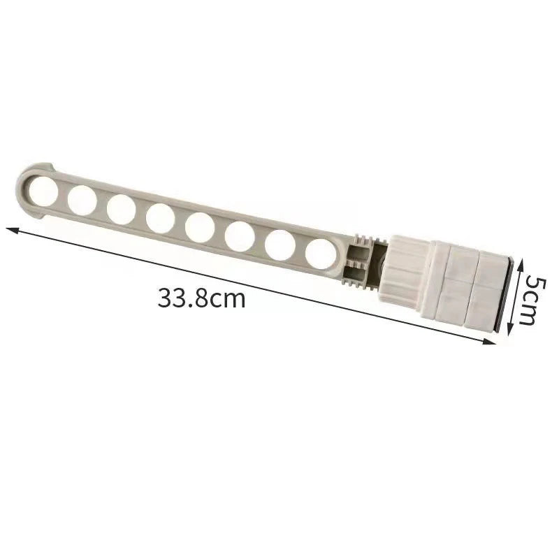 Petit étendoir à linge à clipser plastique cadre de fenêtre