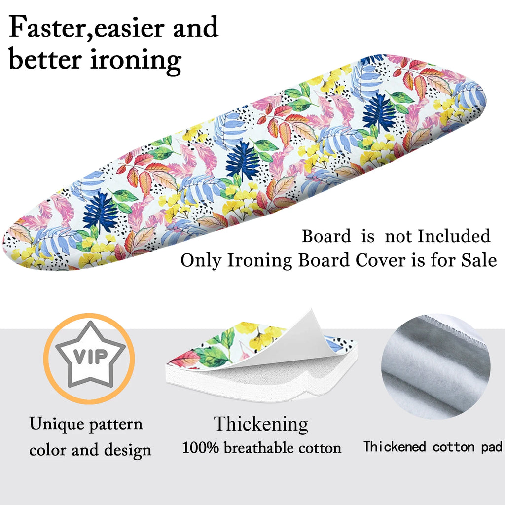 120x40,130x50,140x50 Ironing Board Cover Full Size Scorch Padding Cover,Heavy-Duty Thick Polyester Fabric,Laundry Room Accessory