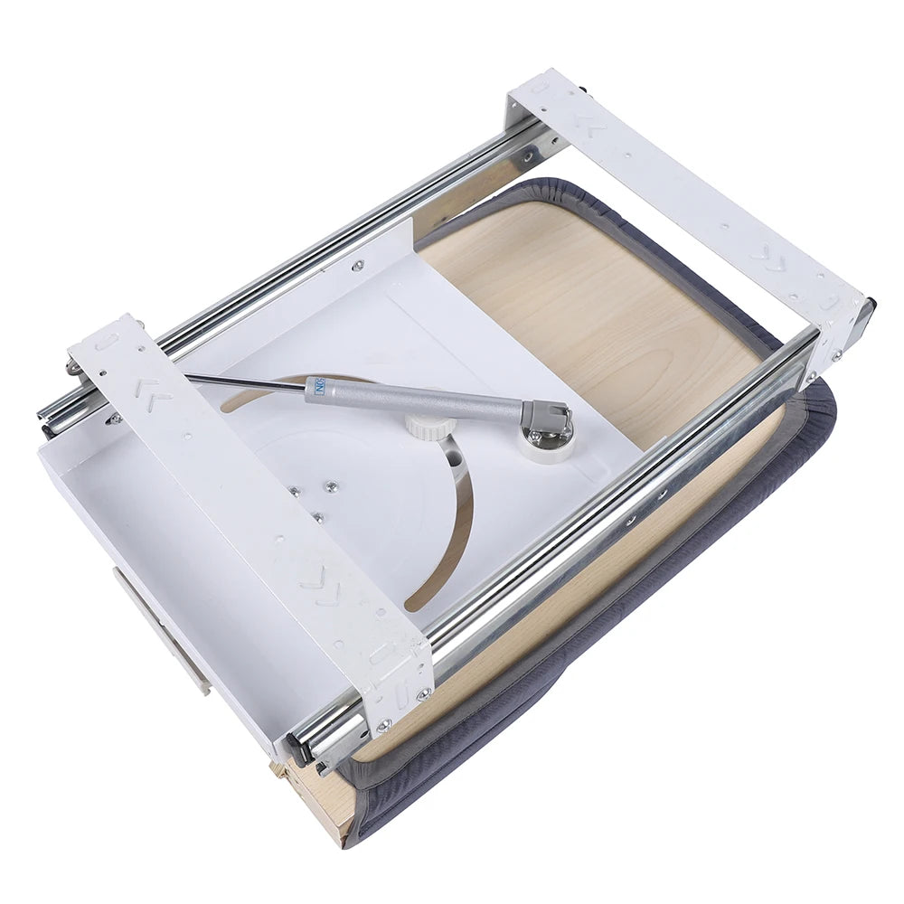 Foldable Ironing Board, Retractable Cabinet Mount, Push-Pull Sturdy Metal Frame  80x29.5cm / 31.5x11.6in (Gray)