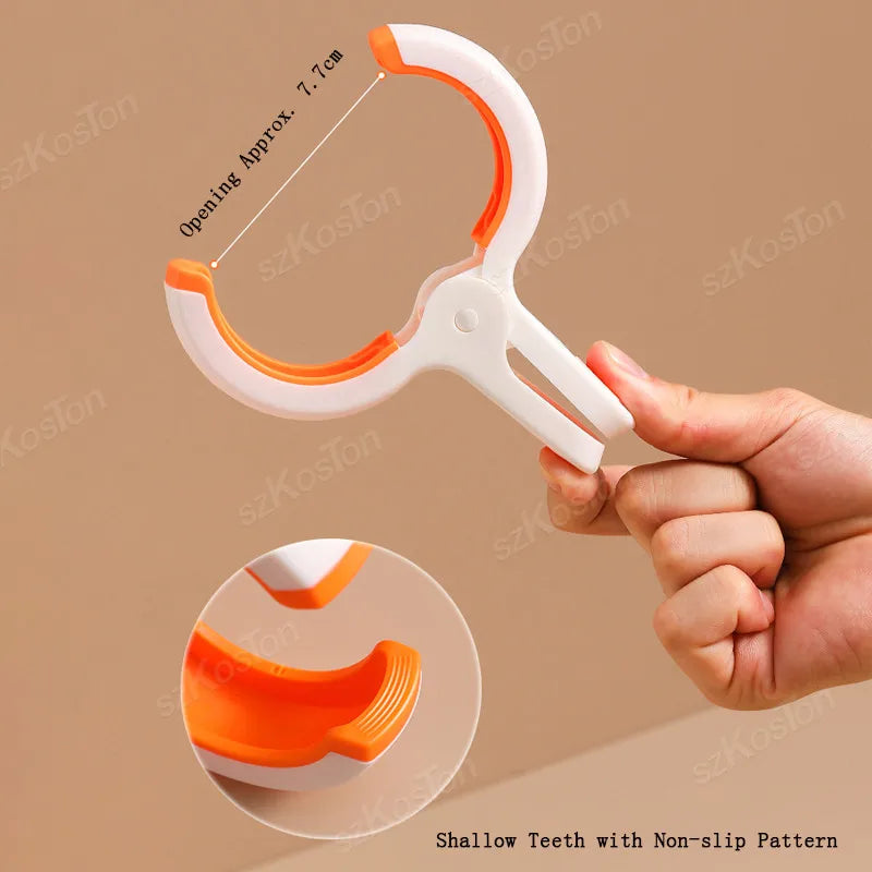 Grandes pinces à linge plastique XXL ouverture 7,7 cm — lot de 3 ou 6
