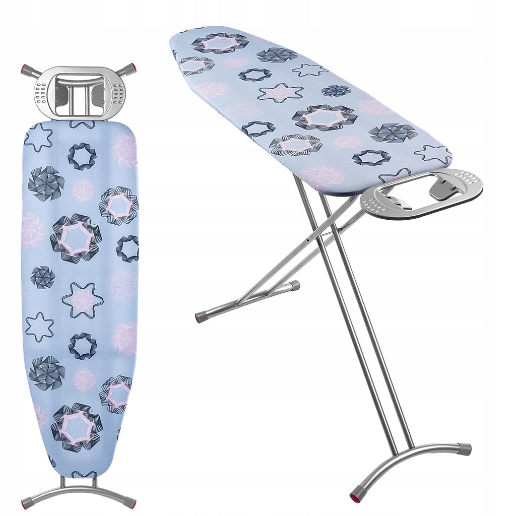 KADAX Ironing Board 120x38cm Wide Top Folding Iron Holder