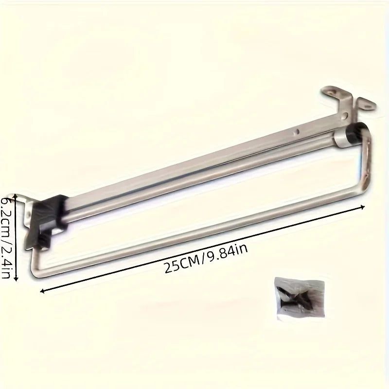 Cintres support coulissant réglable armoire – barre rétractable 25cm