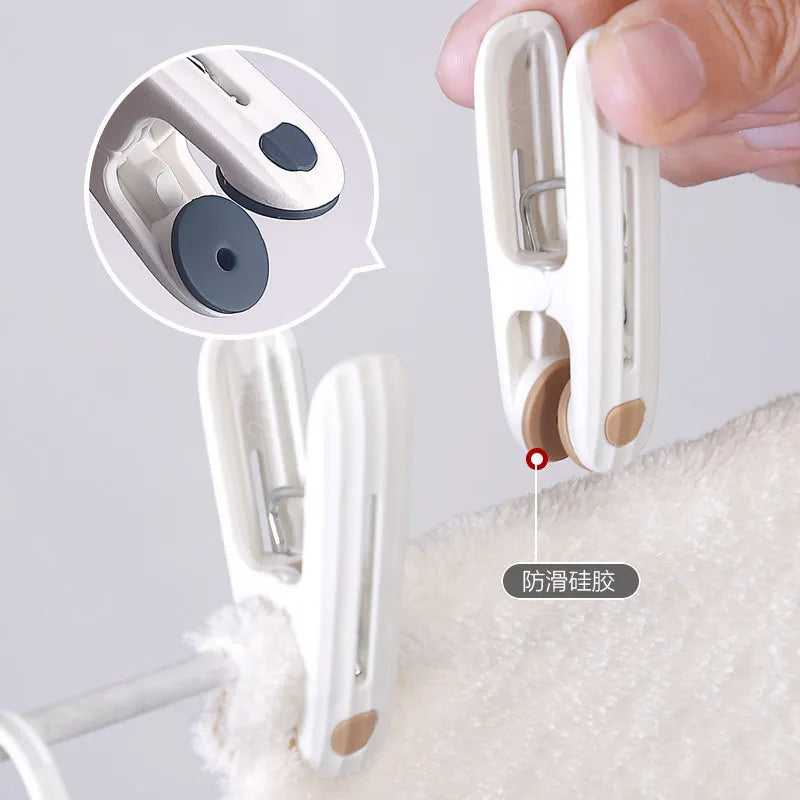 Pinces à linge plastique anti-marque — lot de 12