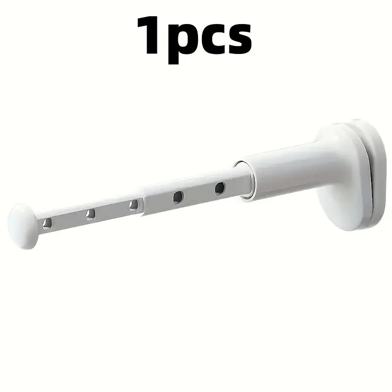 Étendoir balcon barre télescopique clipse ajustable 7 zones