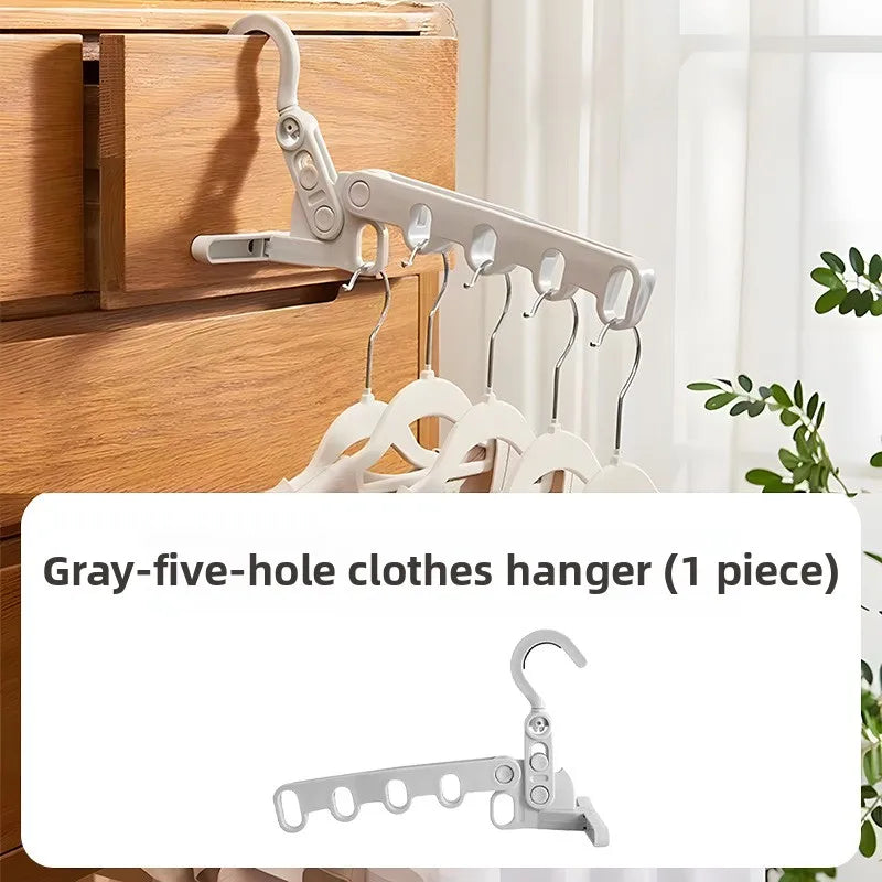 Petit étendoir à linge cintre pliable 5 niveaux gain de place