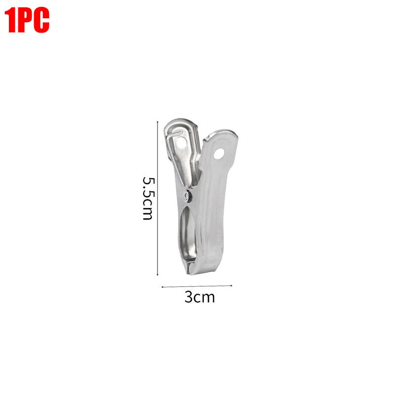 Pinces à linge inox grande taille — 5,5 cm, 9 cm ou 13 cm