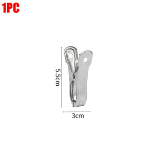 Pinces à linge inox grande taille — 5,5 cm, 9 cm ou 13 cm