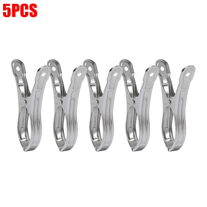 Pinces à linge inox grande taille — 5,5 cm, 9 cm ou 13 cm