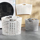 Panier à linge plastique portable pliable – avec poignée