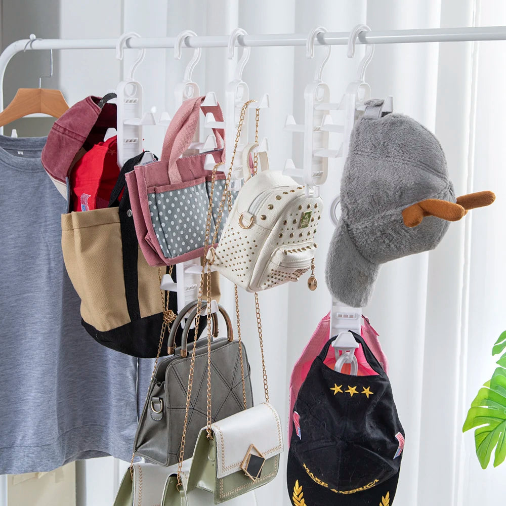 Cintres crochet sans trace 4 crochets – sac chapeau porte sans perçage