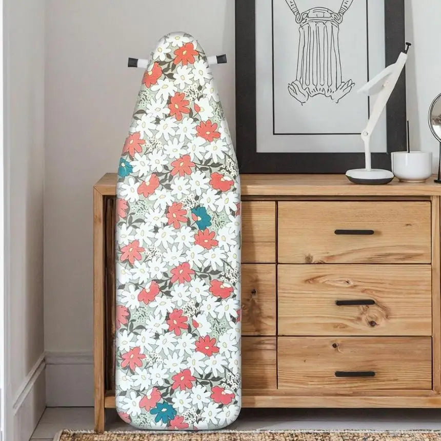120x40 Ironing Board Cover, Heavy Duty Ironing Pad Covers With Hook And Loop Fastener Strap, Elastic Edges Easy Install