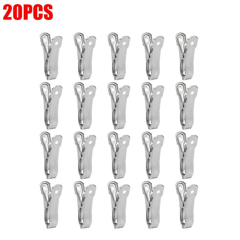 Pinces à linge inox grande taille — 5,5 cm, 9 cm ou 13 cm