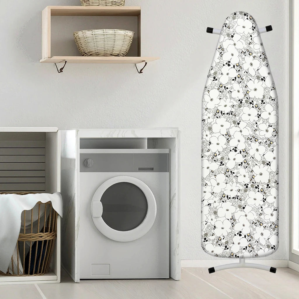 120x40 Ironing Board Cover, Heavy Duty Ironing Pad Covers With Hook And Loop Fastener Strap, Elastic Edges Easy Install
