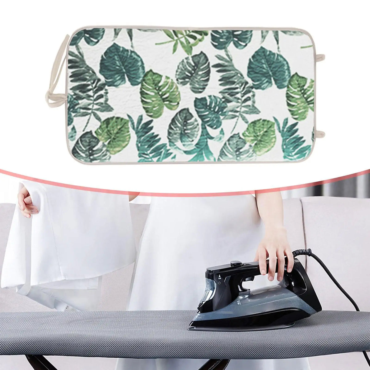 Hanging Ironing Board Foldable Door Steam Blanket Steamer Board for Clothes over The Door Steamer Pad for Dorm Travel Household