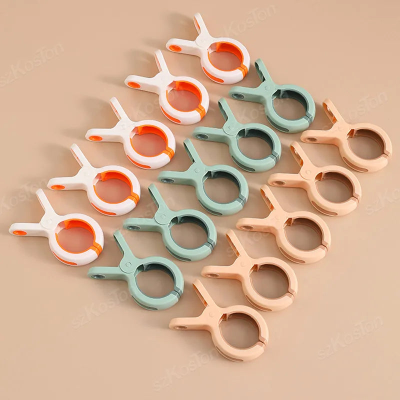 Grandes pinces à linge plastique XXL ouverture 7,7 cm — lot de 3 ou 6