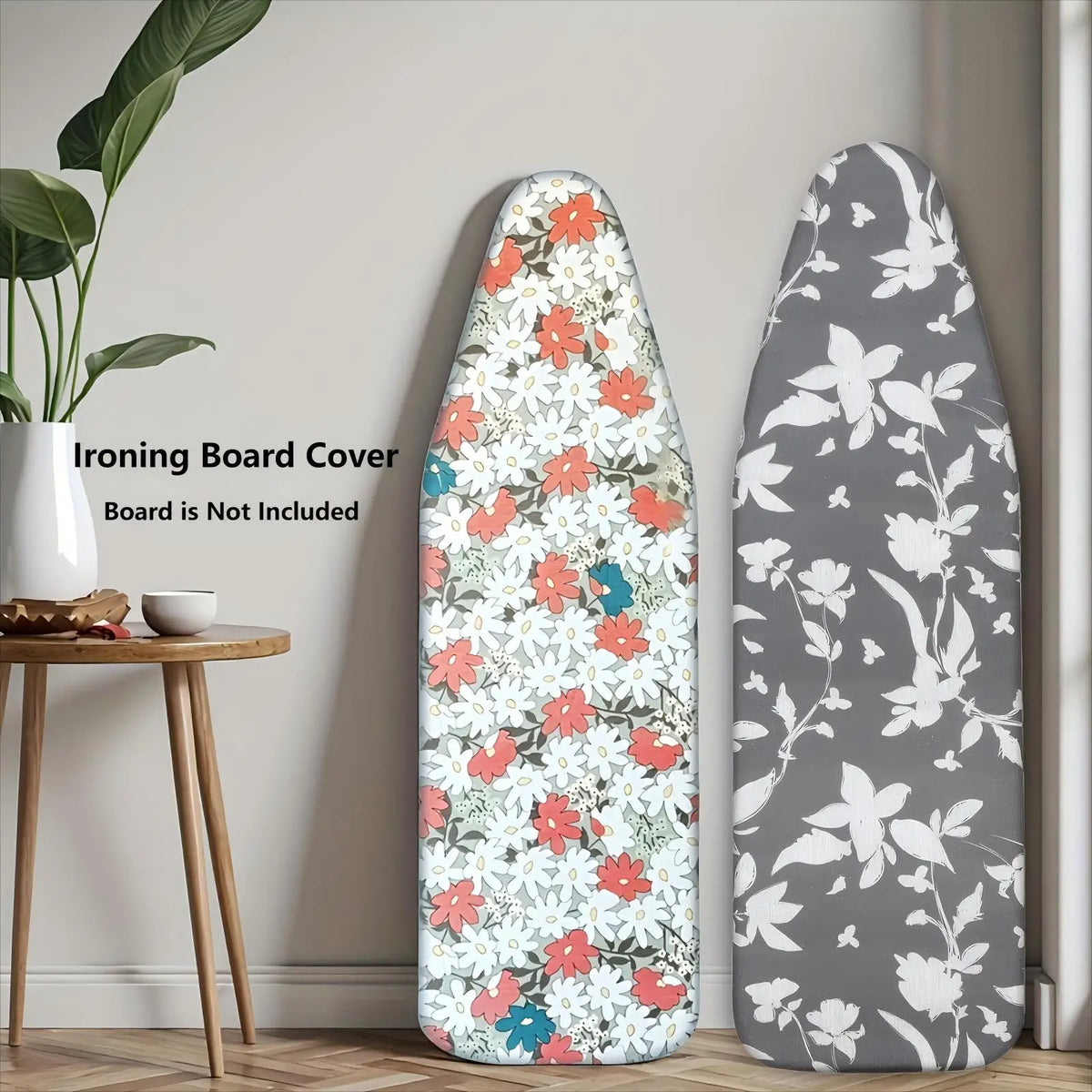 120x40 Ironing Board Cover, Heavy Duty Ironing Pad Covers With Hook And Loop Fastener Strap, Elastic Edges Easy Install