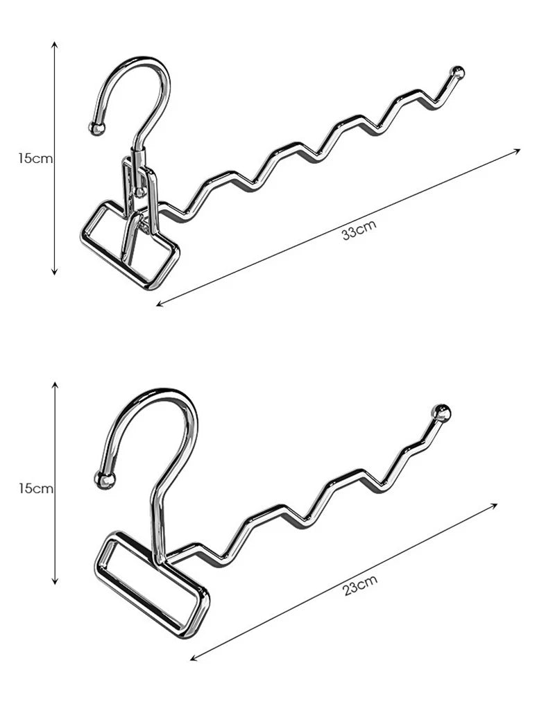 Étendoir porte cintre pliable 5 emplacements voyage inox