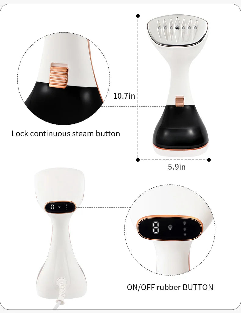 Défroisseur vapeur 1780W grande capacité – écran tactile 320ml
