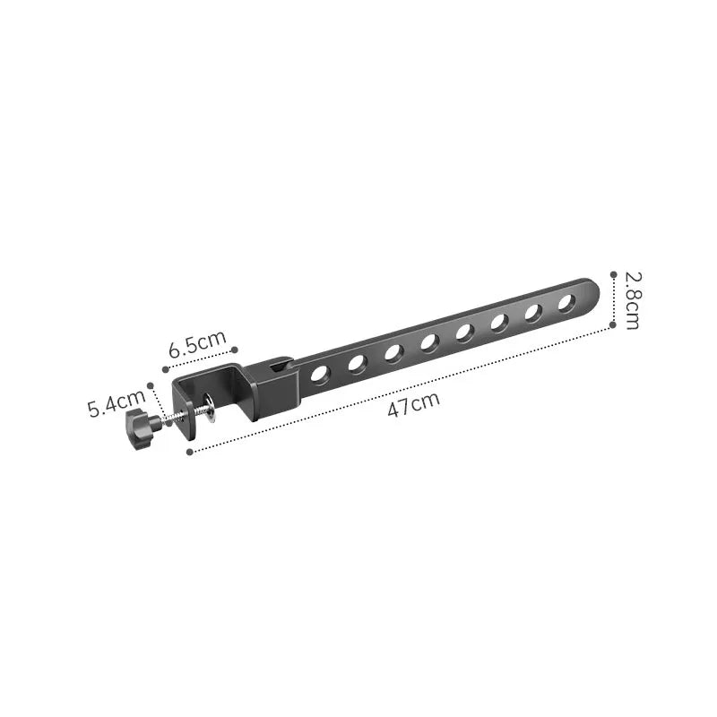 Étendoir balcon barre pliable 90° acier 8 trous cadre fenêtre