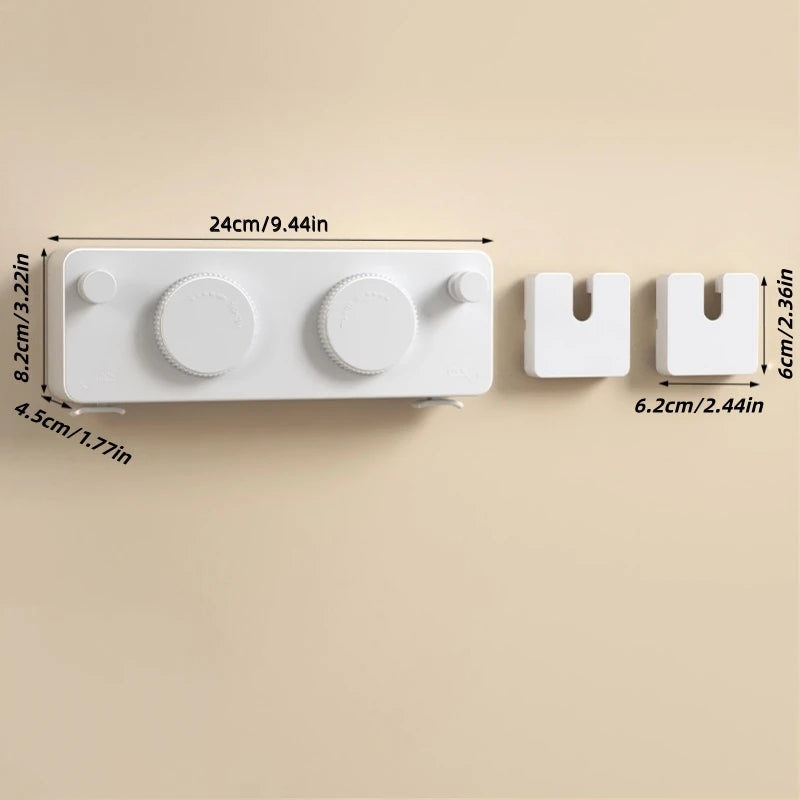 Corde à linge compacte murale – rétractable double fil