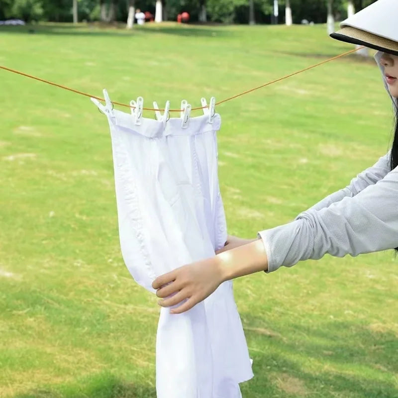 Corde à linge rétractable voyage – nylon portable