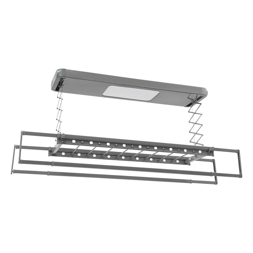 Étendoir plafond motorisé LED – descente télécommandé
